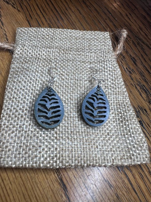 Hard denim earrings - Image 2