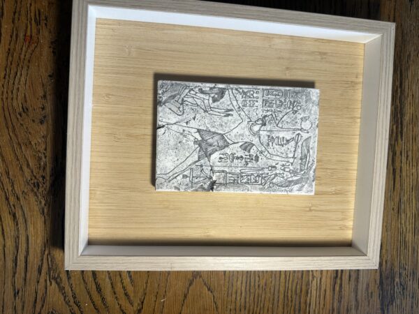La Scapigliata in Umber large 30x20x1.2cm, framed in 53.5x46cm ash mount - Image 28