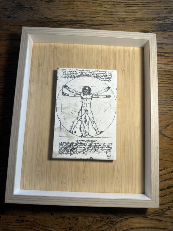 La Scapigliata in Umber large 30x20x1.2cm, framed in 53.5x46cm ash mount - Image 27